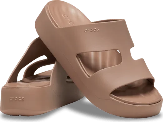 Crocs Getaway Platform H-Strap latte (Damen)