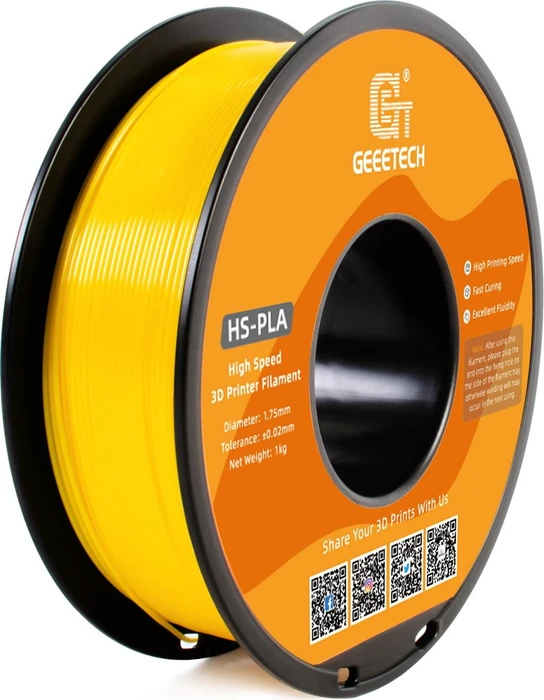 Geeetech HS-PLA, gelb, Spule, 1.75mm, 1.00kg