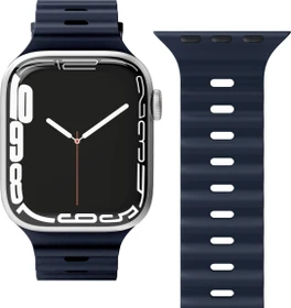 Vonmählen Wave Band für Apple Watch 42mm/41mm/40mm Navy