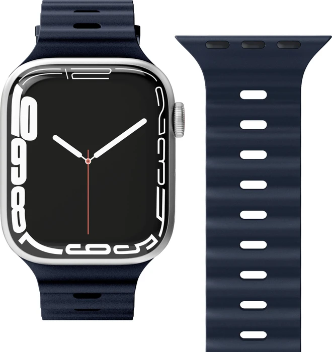 Vonmählen Wave Band für Apple Watch 42mm/41mm/40mm Navy
