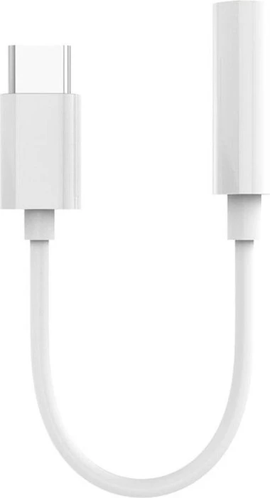 2GO Audio Adapter Typ-C auf 3.5mm Stereo 10cm Buchse weiß