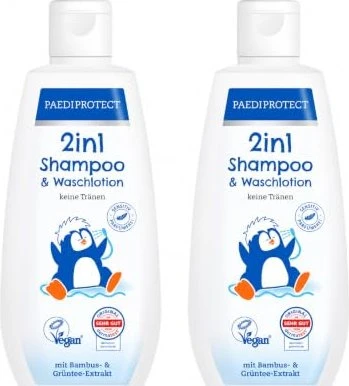 Paedi Protect 2in1 Shampoo & Waschlotion für Babys & Kinder, 200ml