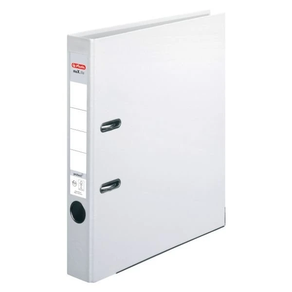Herlitz maX.file protect Ordner 2-Ring, 50mm, A4, weiß