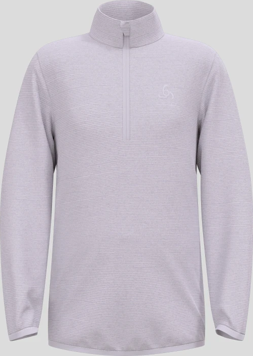 Odlo Roy Stripe 1/2 Zip Funktionsshirt langarm misty lilac/gray ridge (Junior)