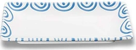 Gmundner Keramik Blaugeflammt Snackschale 22x11cm