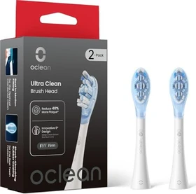 Oclean Ultra Clean Ersatzbürste weiß, 2 Stück