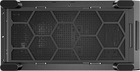 Antec Flux, schwarz/braun, Glasfenster