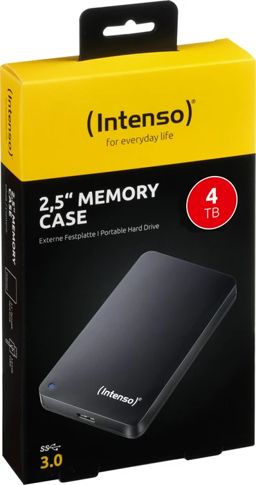 Intenso Memory Case, schwarz, 4TB, USB 3.0 Micro-B