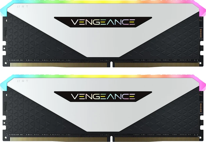 Corsair Vengeance RGB RT White UDIMM 16GB Kit, DDR4-3200, CL16-20-20-38