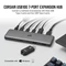 Corsair USB100 7-Port USB-C/USB-A Expansion Hub, USB-C 3.0 [Buchse] Vorschaubild