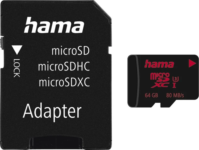 Hama R80/W30 64GB Kit, UHS-I U3