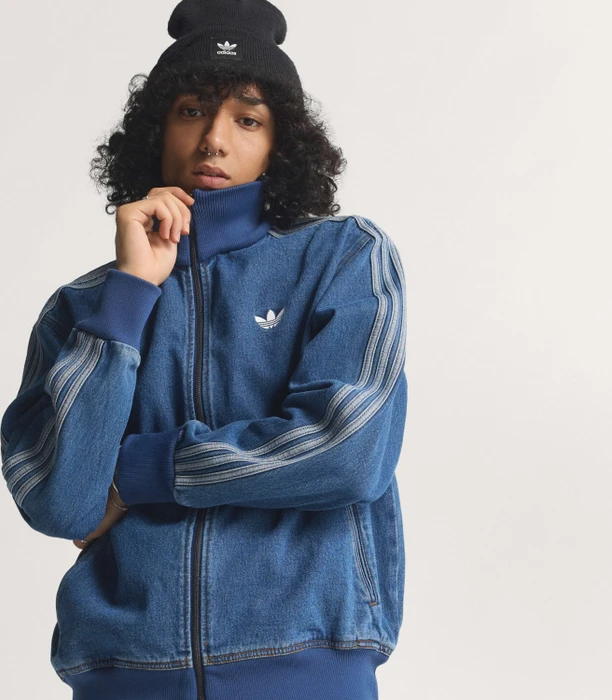 adidas Adicolor Firebird Originals Jeansjacke blue denim (Damen)