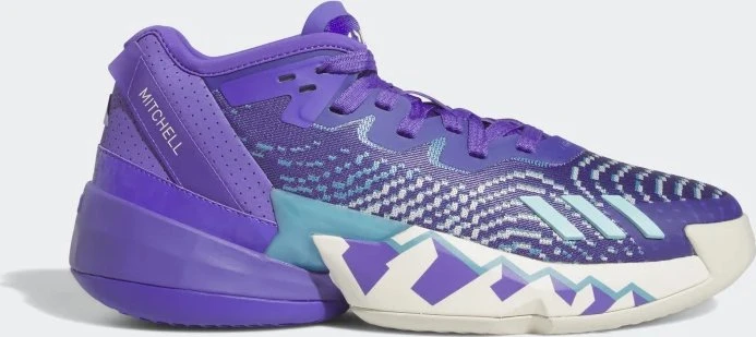 adidas D.O.N. Issue #4 purple rush/off white/clear aqua