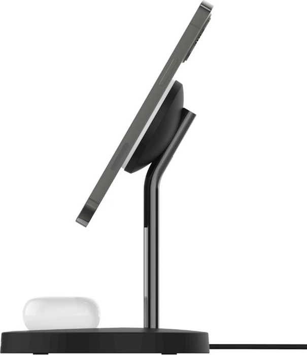 Belkin BoostCharge Pro 2-in-1 Wireless Charger Stand mit MagSafe schwarz