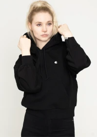 Carhartt Hooded Casey Sweatshirt Hoodie schwarz/silber (Damen)