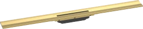 Hansgrohe RainDrain Flex Fertigset Duschrinne 900 kürzbar zur Wandmontage polished gold optic