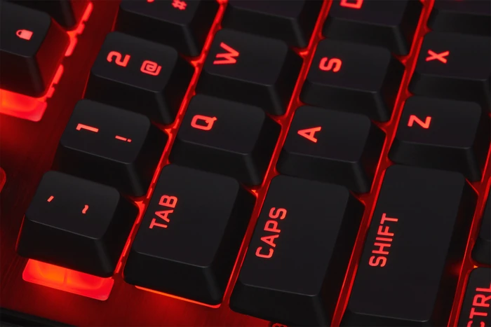 Corsair K60 PRO, LEDs rot, schwarz, Cherry VIOLA, USB, DE