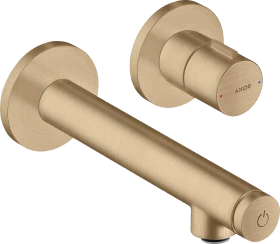 Hansgrohe Axor Uno Unterputz für Wandmontage Select mit Auslauf 158mm polished bronze