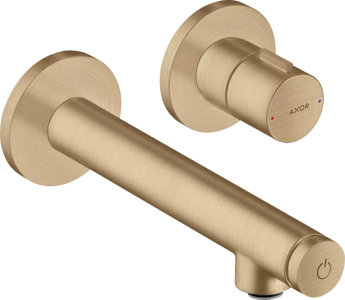 Hansgrohe Axor Uno Unterputz für Wandmontage Select mit Auslauf 158mm polished bronze