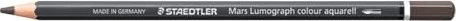 Staedtler Mars Lumograph colour aquarell 104 Aquarellstift warmgrau dunkel, Kartonetui, 6er-Pack