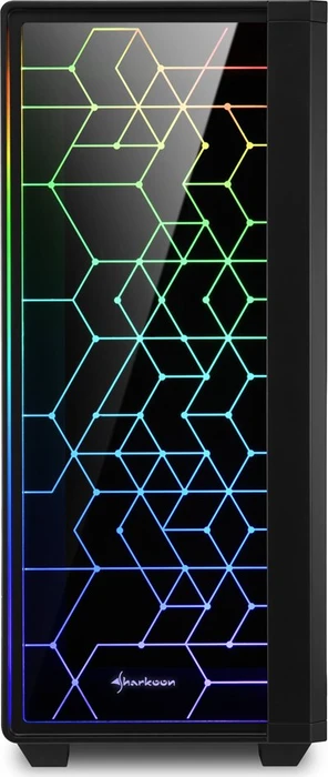 Sharkoon RGB LIT 100, Glasfenster