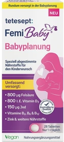 Tetesept Femi Baby Babyplanung Filmtabletten, 28 Stück