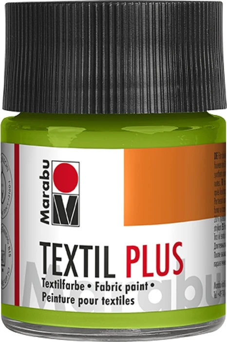 Marabu Plus Textilfarbe, französisch grün, 50ml