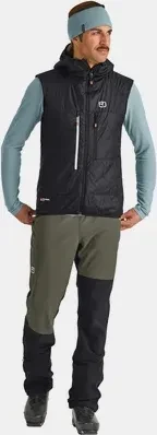 Ortovox Swisswool Piz Boé Funktionsweste black raven (Herren)