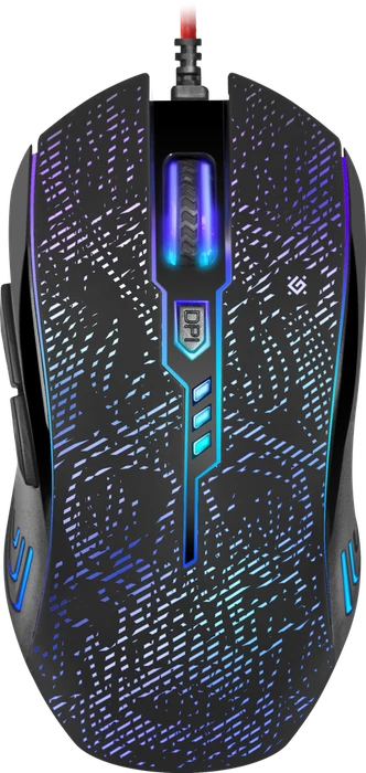 Defender OverLord GM-890 RGB Gaming Mouse schwarz, USB