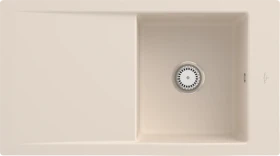 Villeroy & Boch Timeline 50 flat flächenbündig Becken reversibel ivory