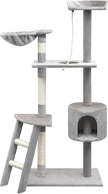vidaXL Katzen-Kratzbaum, 150cm, beige/grau