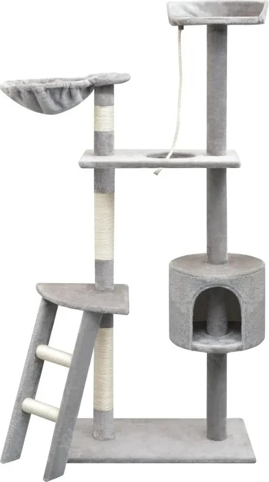 vidaXL Katzen-Kratzbaum, 150cm, beige/grau