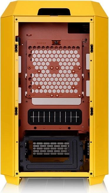 Thermaltake The Tower 250 Butter Caramel, gelb, Glasfenster, Mini-ITX