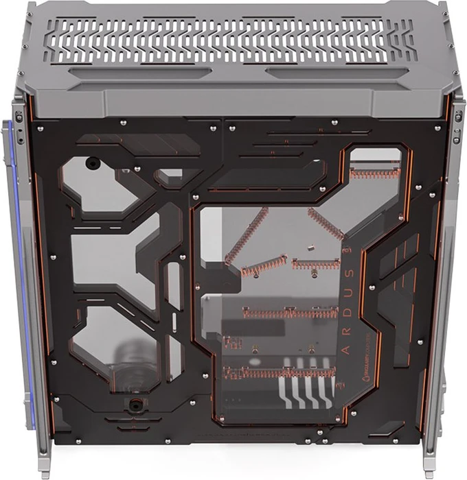 Singularity Computers Spectre 3.0 Ardus, silber, Acrylfenster
