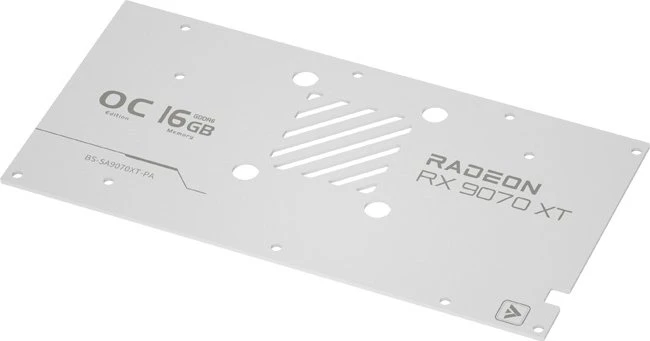 Barrow AMD Radeon RX 9070 XT Full Coverage GPU Water Block weiß, Sapphire RX 9070 XT Gaming OC 16GB Nitro+