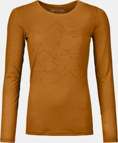 Ortovox 185 Merino Tangram Funktionsshirt langarm sly fox (Damen)