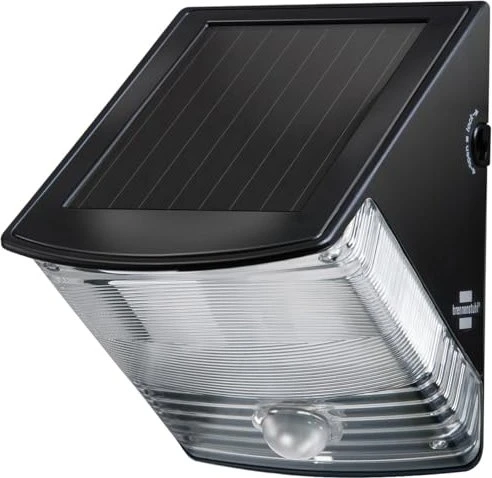 Brennenstuhl SOL 04 plus Solar Wandleuchte schwarz