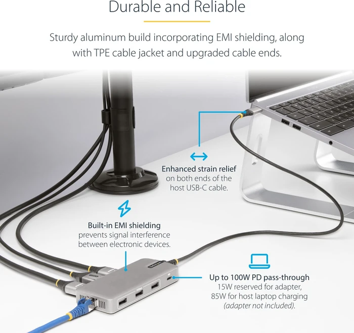 StarTech USB-C Triple Video Multiport-Adapter mit HDMI, USB-C 3.1 [Stecker]