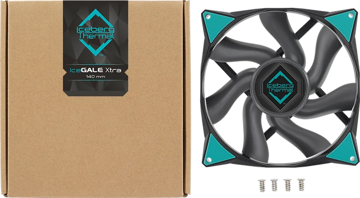 Iceberg Thermal IceGALE Xtra, Black, 140mm