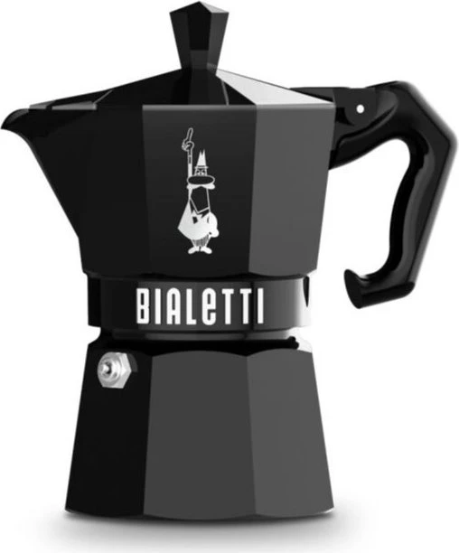 Bialetti Exclusive Moka Express 6 Tassen Espressokanne schwarz