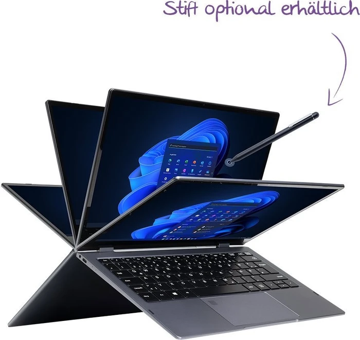 Wortmann Terra Mobile 360-13, Core i3-1115G4, 8GB RAM, 256GB SSD, DE