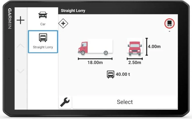 Garmin dēzl LGV820 MT-D