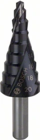 Bosch Professional HSS AlTiN Stufenbohrer, 4-20x70.5mm, 1 Stück