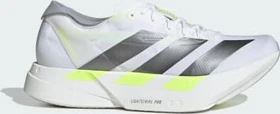 adidas Adizero Adios Pro 4 cloud white/iron metallic/solar yellow (Herren)