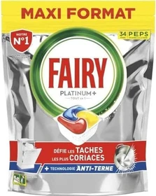 Fairy Platinum All-In-One Lemon Geschirrspültabs, 100 Stück