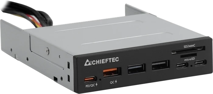 Chieftec Internal Dual-Slot-Cardreader, USB 3.0 19-Pin Stecksockel [Stecker]