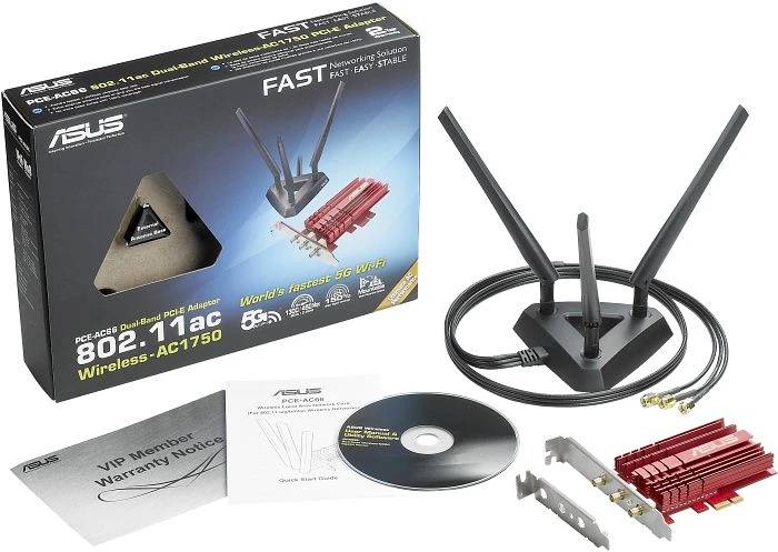 ASUS PCE-AC66, PCIe x1