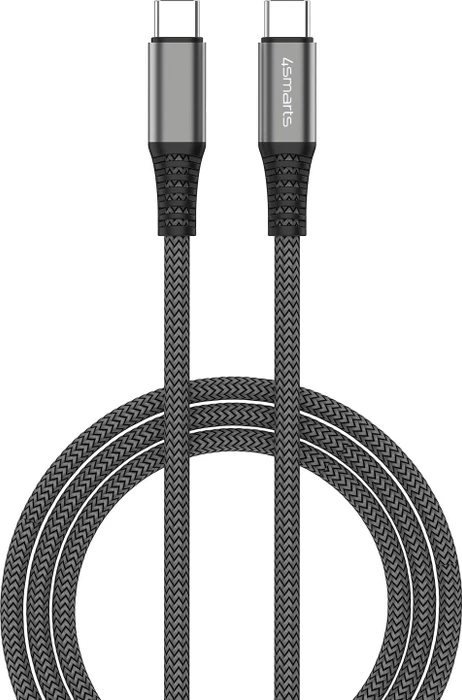 4smarts USB-C auf USB-C Kabel PremiumCord 100W 3m schwarz