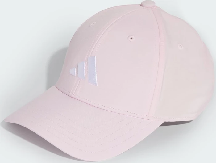adidas New Logo Embroidered Baseball Kappe clear pink/white