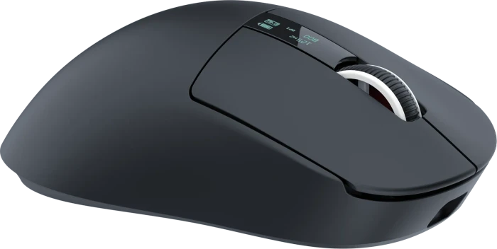 White Shark Gawain Wireless Gaming Mouse mit Ladestation, schwarz, USB/Bluetooth